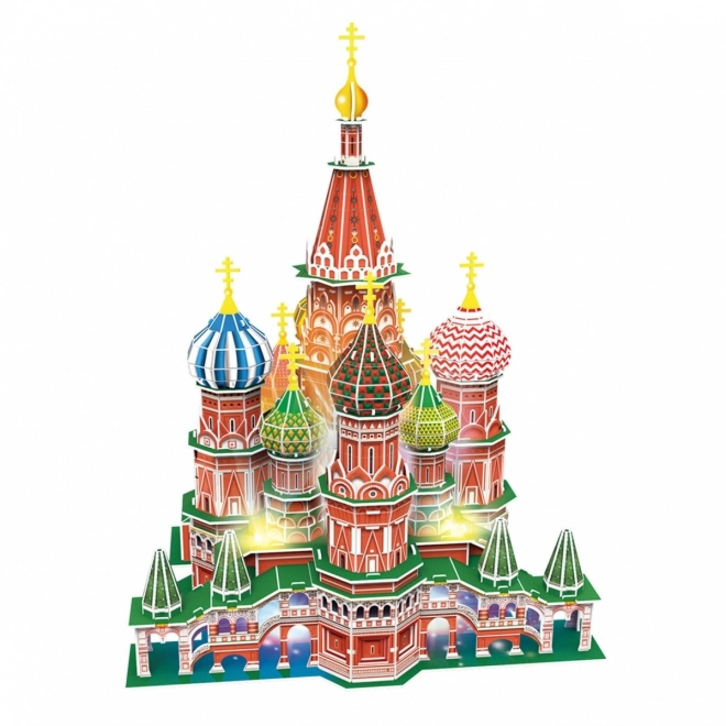 3D-Puzzle LED Basilius-Kathedrale