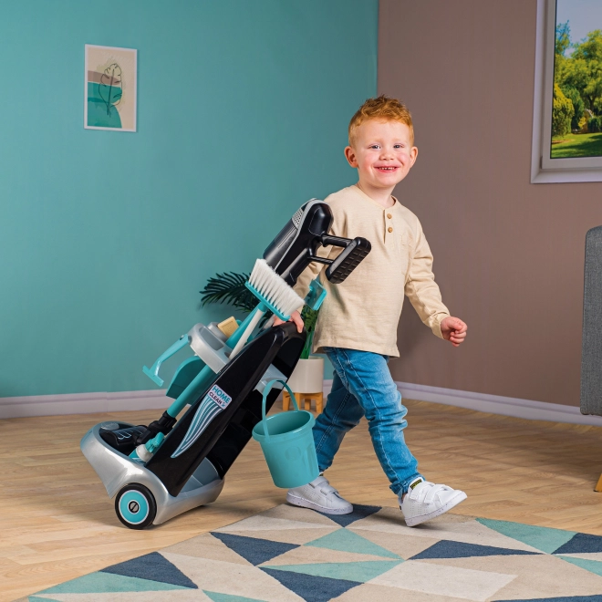 Putzwagen mit Staubsauger Rowenta für Kinder
