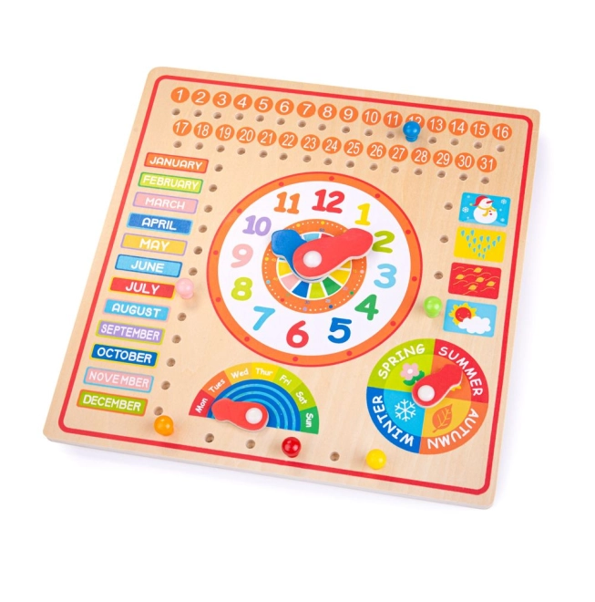 Zeit und Kalender spielerisch lernen