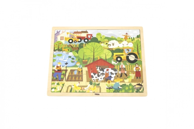 Holzpuzzle Bauernhof 48 Teile