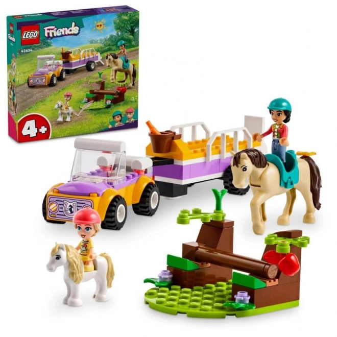 LEGO Friends Pferdeanhänger für Pferd und Pony