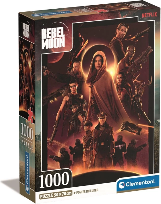 Episches REBEL MOON-Motiv mit Poster