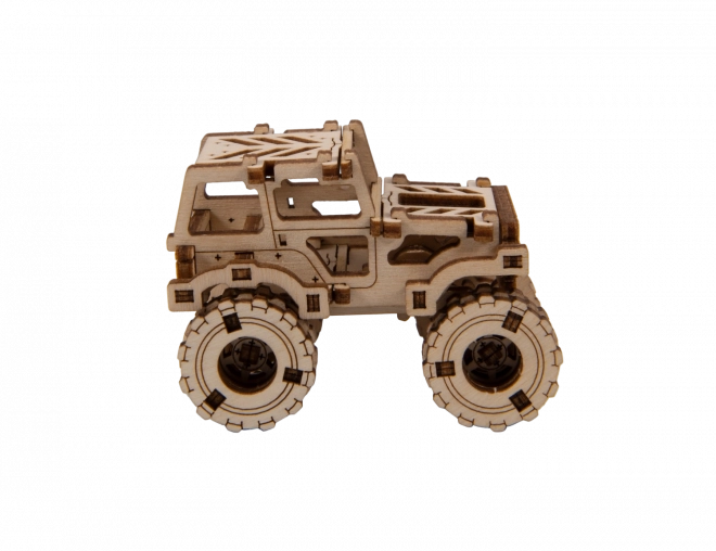 3D Holzpuzzle Superfast Monster Truck