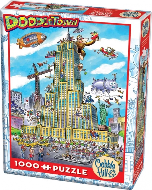 Cobble Hill Puzzle DoodleTown: Empire State 1000 Teile