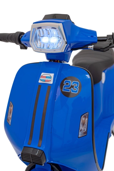 Retro Roller blau