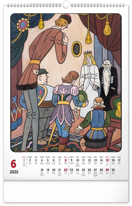 Wandkalender Josef Lada 2025