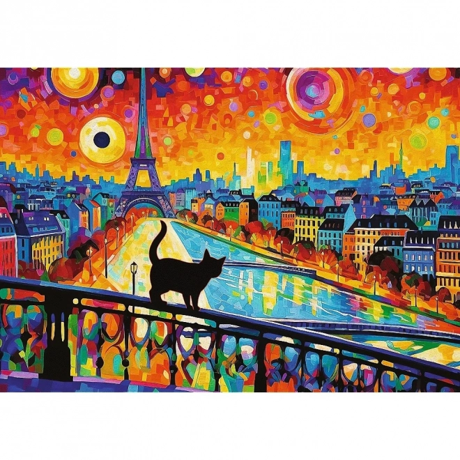 Puzzle 1000 Teile Katzen in Paris