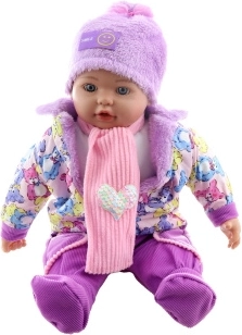 Puppenbaby Mädchen 50 cm mit Herzchen