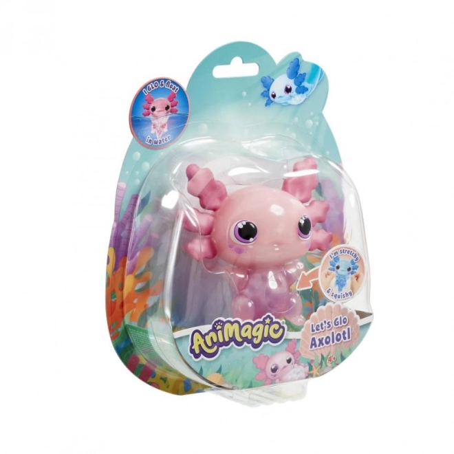 Interaktives Spielzeug Axolotl von Animagic, rosa