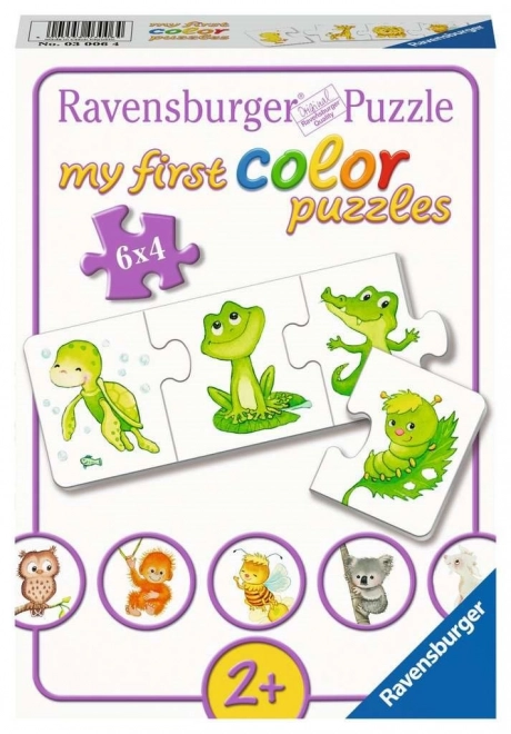 Mein erstes Puzzle Bunte Tiere