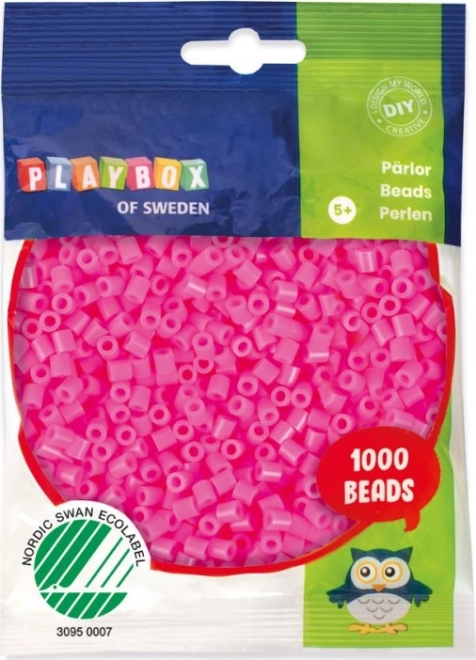 Playbox Bügelperlen - Rosa 1000 Stück