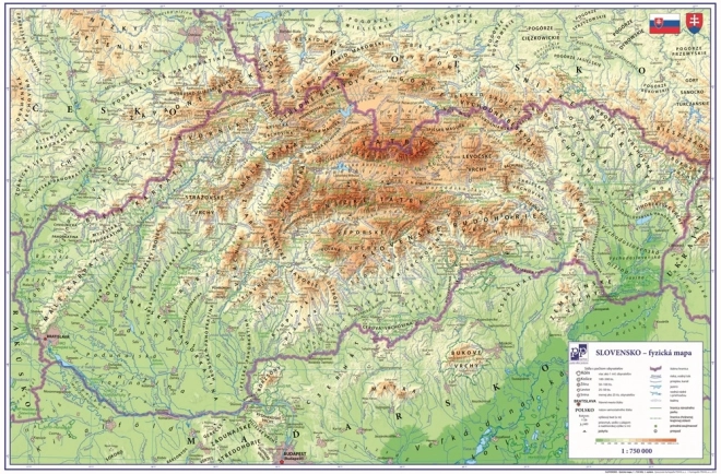 Tischunterlage Slowakei 60x40 cm