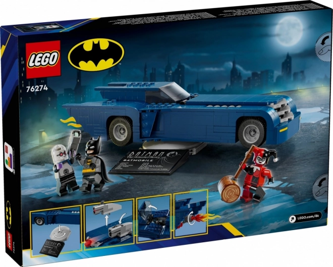 Batman und Batmobil gegen Harley Quinn und Mr. Freeze Spielset