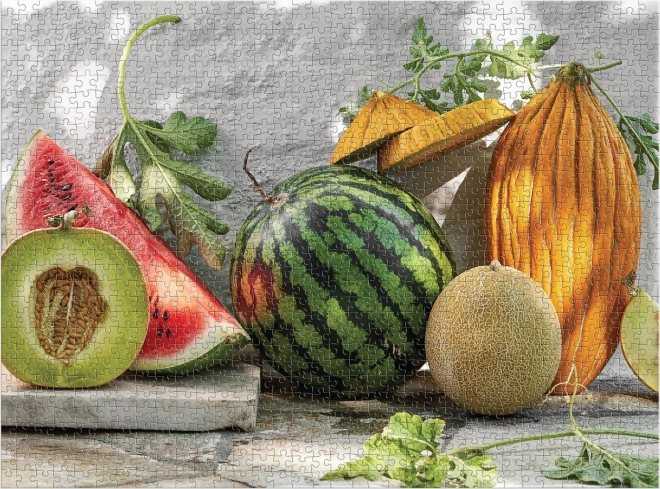 Galison Puzzle Weintraubenmelonen 1000 Teile