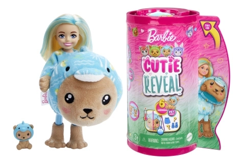 Barbie Cutie Reveal Chelsea Puppe Bär - Delfin