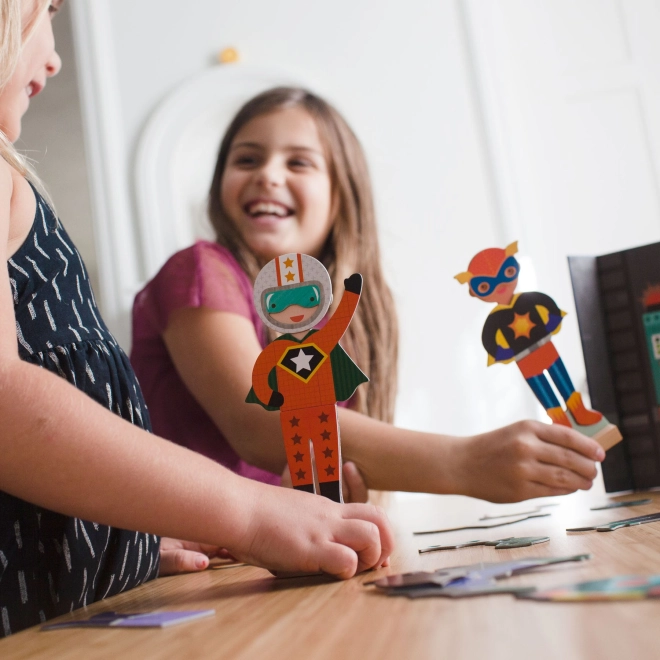 Stabiles Spiel mit Holzständern