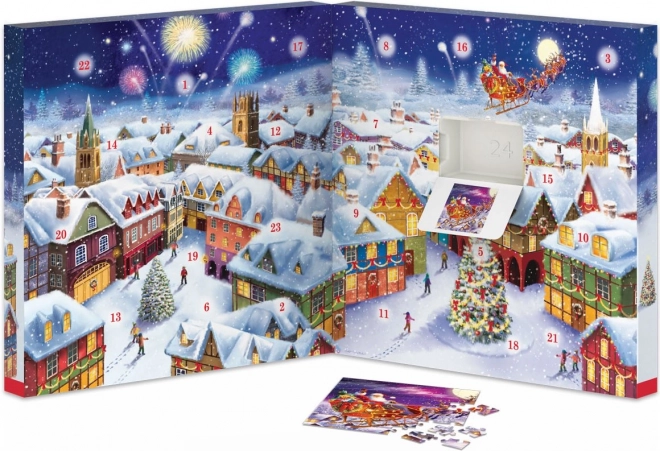 Adventskalender Puzzle: Weihnachtsmomente 24x50 Teile