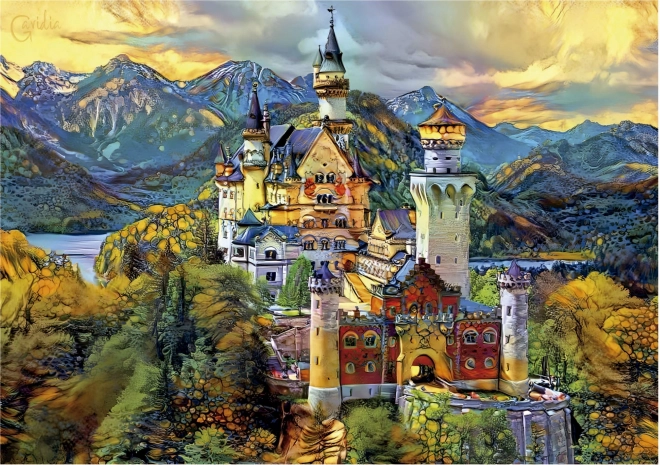 Educa Puzzle Schloss Neuschwanstein 1000 Teile