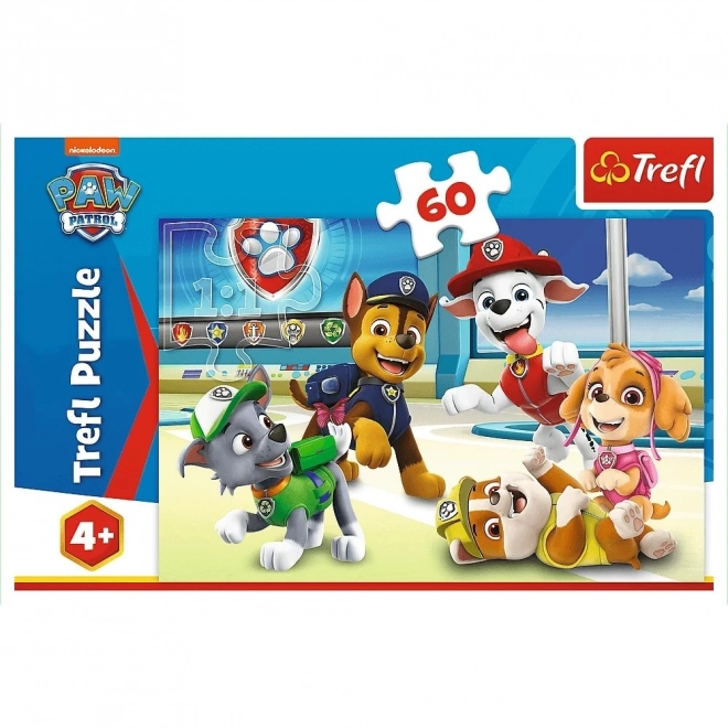 Puzzle 60 Teile mit den Welpen von PAW PATROL