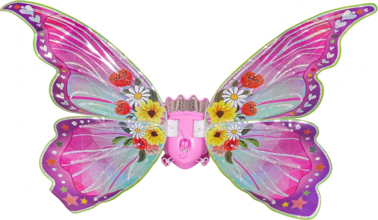 Leuchtende Schmetterlingsflügel mit mehreren Modi