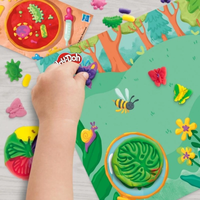 Play-Doh Leuchtendes Mikroskop Set