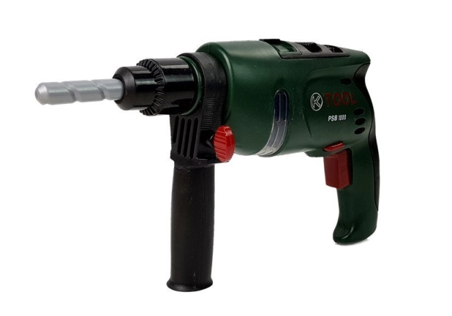 Batteriebetriebener Bohrer mit Geräusch