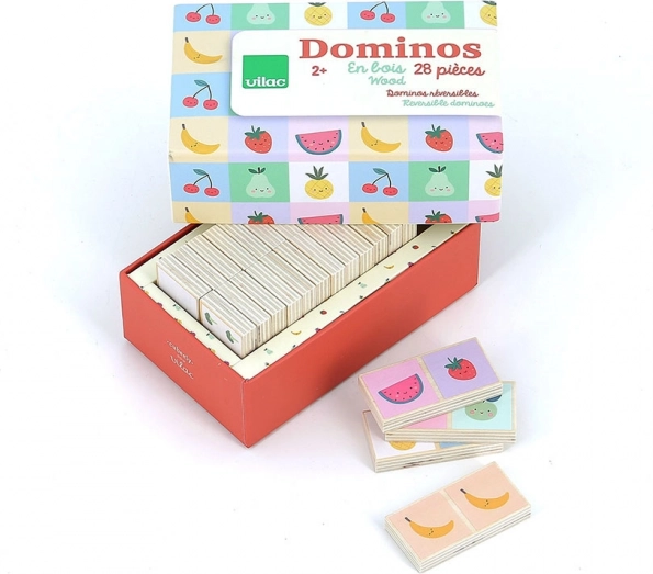 Holzdomino Obst und Gemüse Sarah Betz