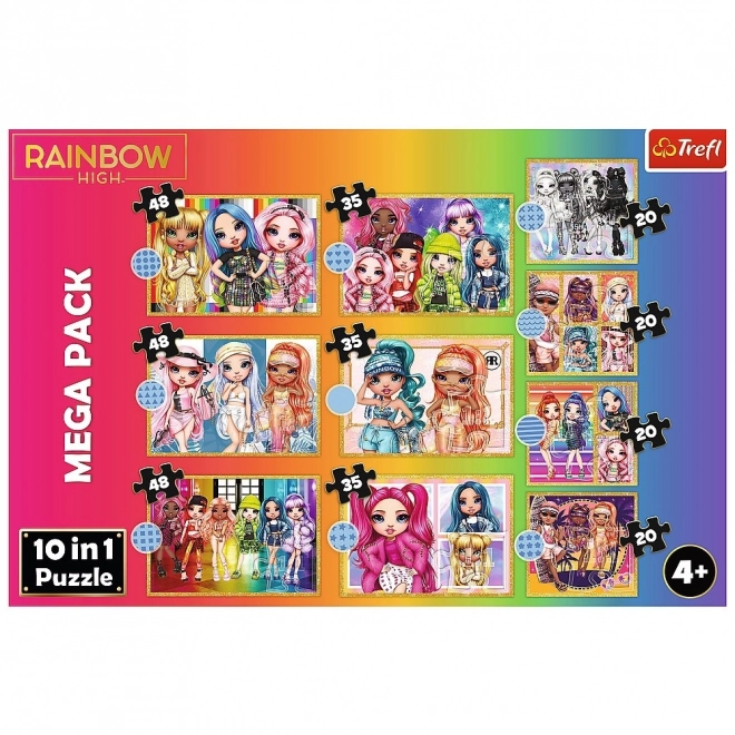 Moderatner Puppen Puzzle 10-in-1 Set