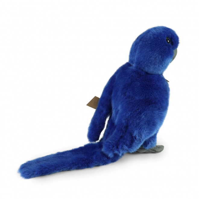 Stehender Hyazinth-Ara Plüschfigur 25 cm