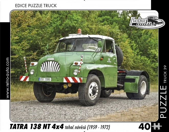 Retro-Puzzle Lastwagen Tatra 138 NT 4x4