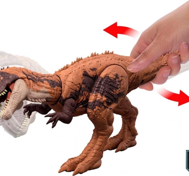 Dinosaurier-Figur Kryptops aus Jurassic World mit wildem Gebrüll und beweglichen Teilen
