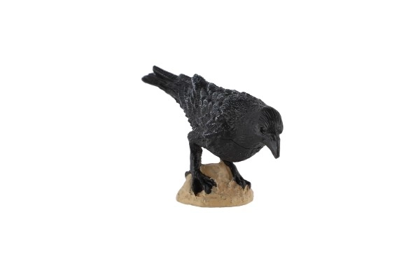 Schwarze Krähe Plastikfigur 11cm