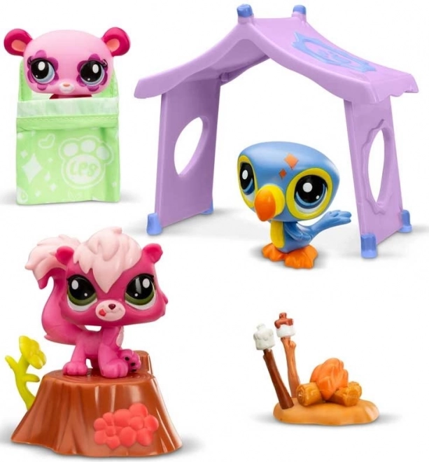 Hasbro Littlest Pet Shop Abenteuerspielset Camping