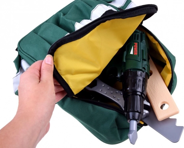 Großes Handwerker-Set für Kinder 3+ mit interaktiven Effekten und Rucksack