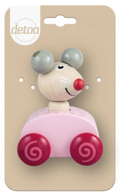 Quietschende rosa Maus Spielzeug