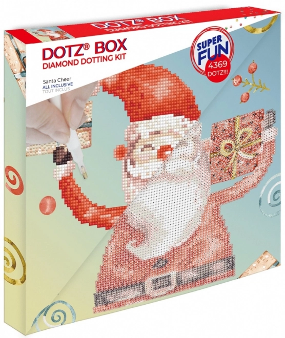 Diamond Dotz Set Weihnachtsmann feiert