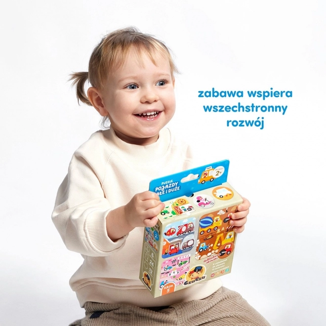 Puzzle Kleine und Große Autos