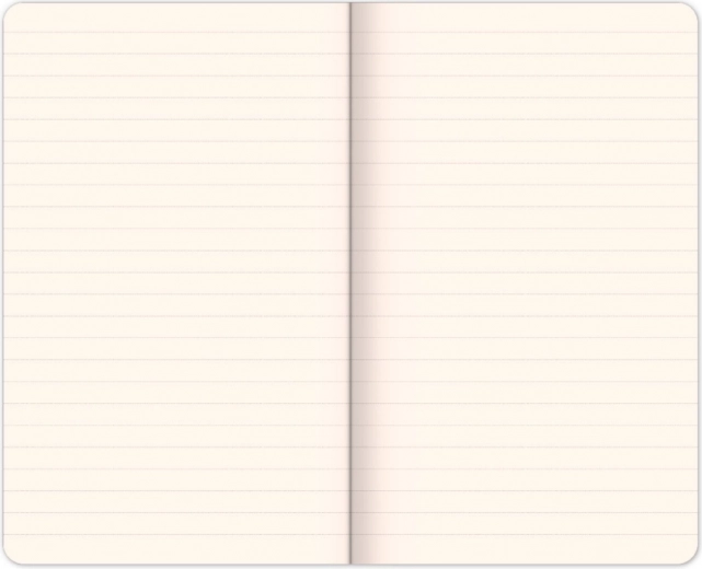 Bequemes Schreiben auf liniertem Papier