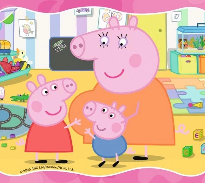 Puzzle 4v1 Peppa Wutz