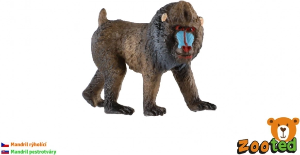 Mandrill – Kunststofffigur 7 cm