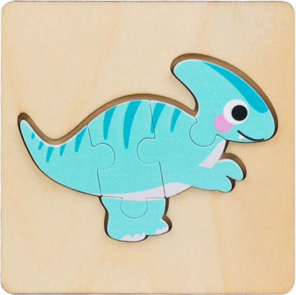 Holz-Puzzle Dinosaurier 11 x 11 cm
