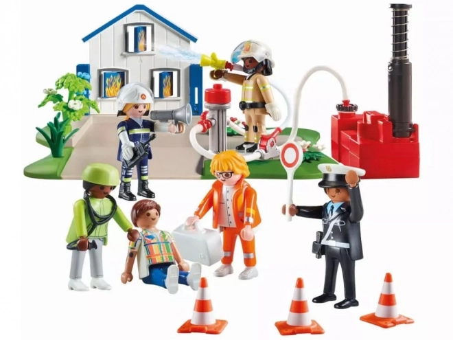 Playmobil Rettungseinsatz Figuren Set