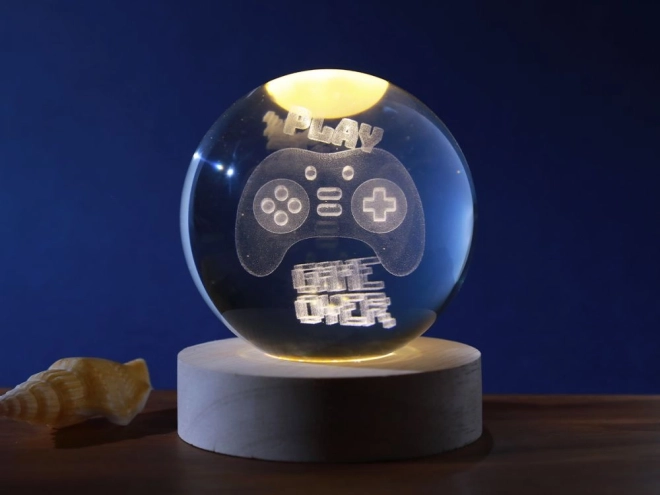 Kristallkugel-Lampe für Spieler 8 cm