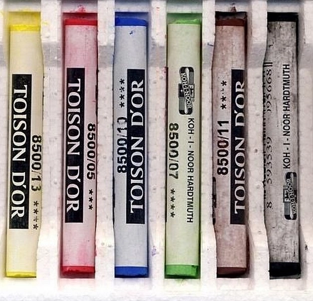 KOH-I-NOOR Künstler-Pastellkreiden 6 Stück