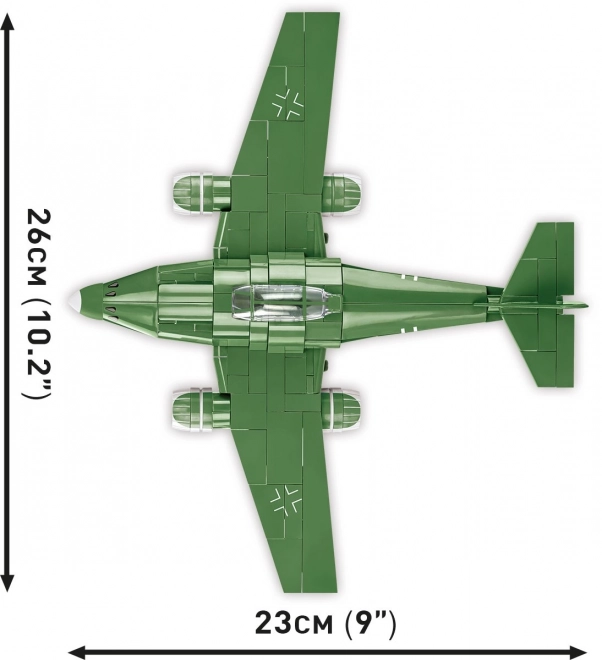 Messerschmitt Me 262 Bausteinmodell im Maßstab 1:48