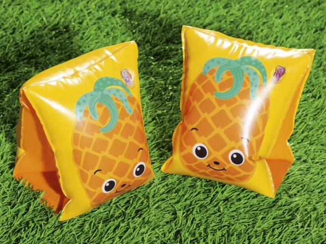 Bestway Lustige Schwimmflügel mit Ananas-Motiv – Gelb