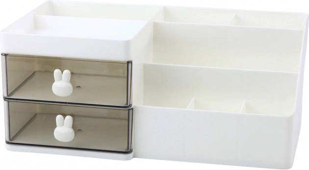 Funktionaler Schreibtisch-Organizer mit Fächern und Schubladen