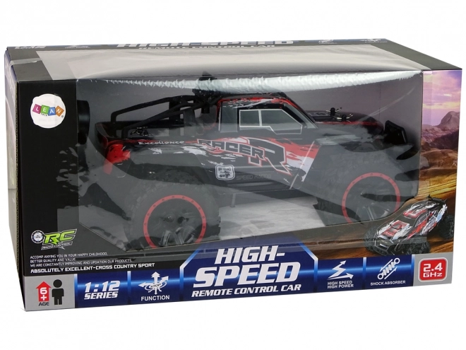 Off-Road R/C Auto mit Stoßdämpfern im Maßstab 1:12