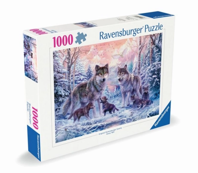 Puzzle Arktische Wölfe 1000 Teile Ravensburger
