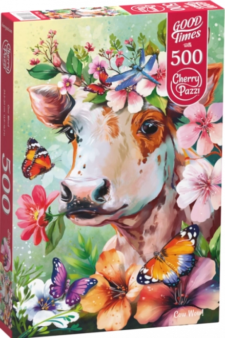 Puzzle CHERRY PAZZI Wow, Kuh! 500 Teile